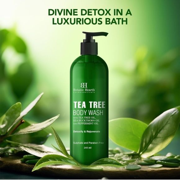 Botanic Hearth Tea Tree Body Wash - Picture 4 of 7